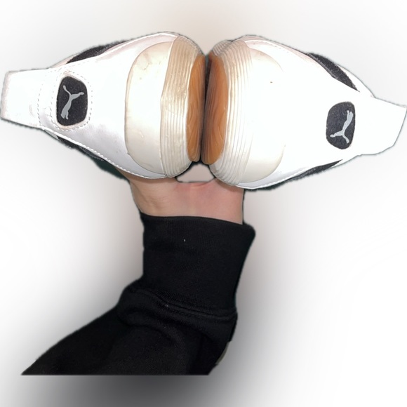 Vintage suede black and white stripe puma eco ortholite sport lifestyle - Picture 3 of 3